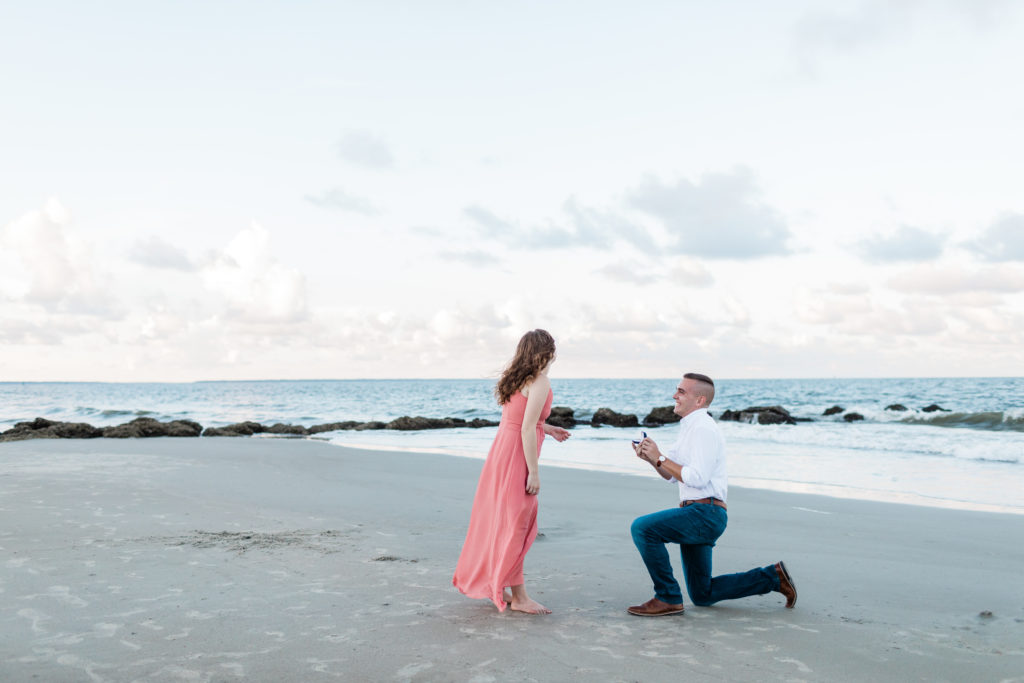 proposal on the beach