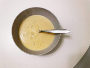 3 Ingredient Potato Soup Recipe | Easy + Cheap - makenziebramblett.com