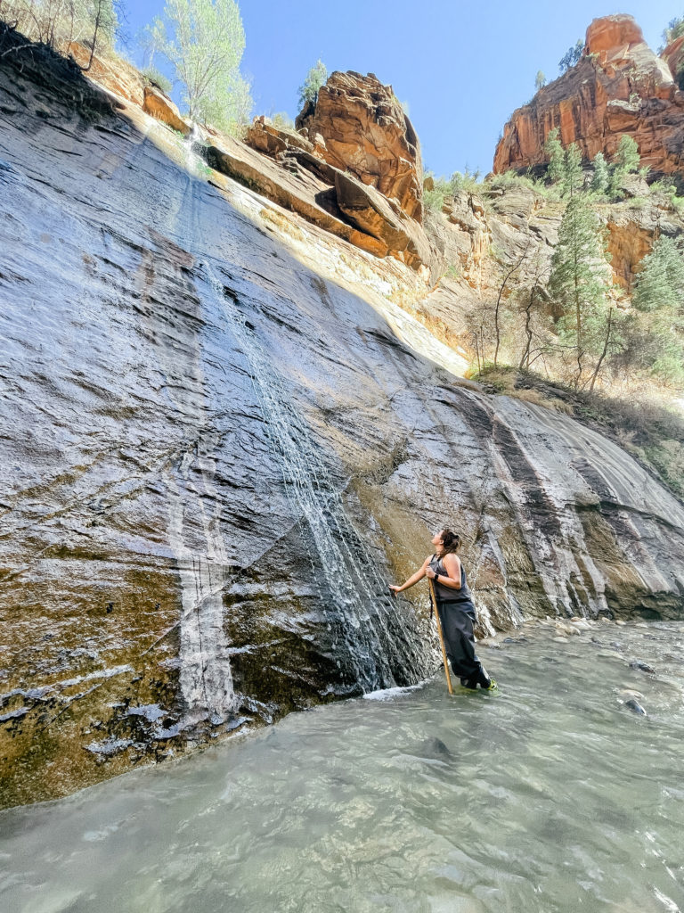 waterfall in the narrows