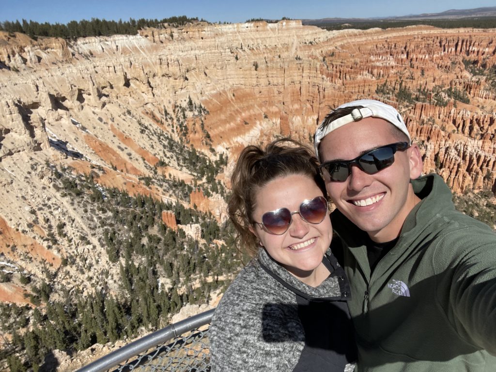 scenic overlook of bryce canyon