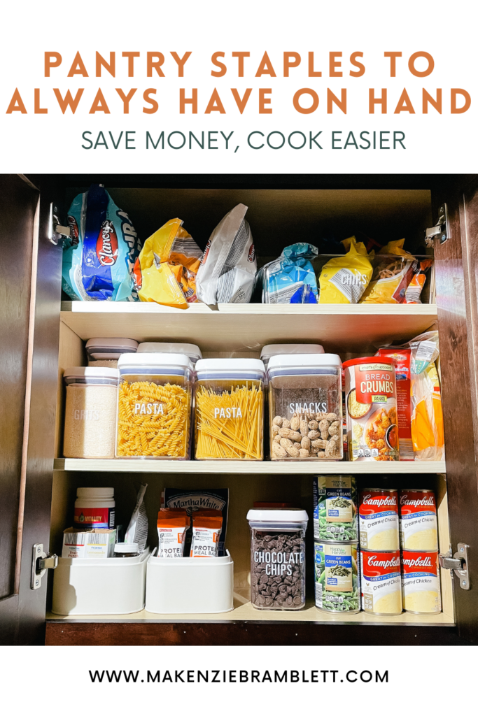 pantry staples to save money