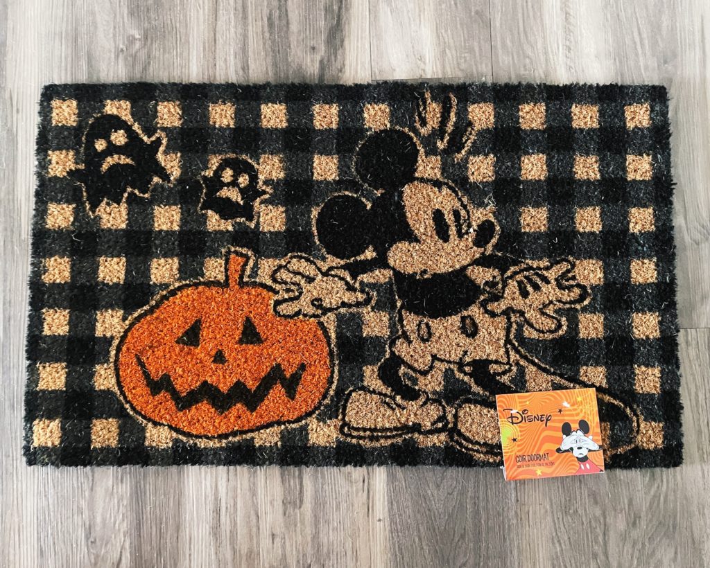 Mickey Mouse Halloween door mat